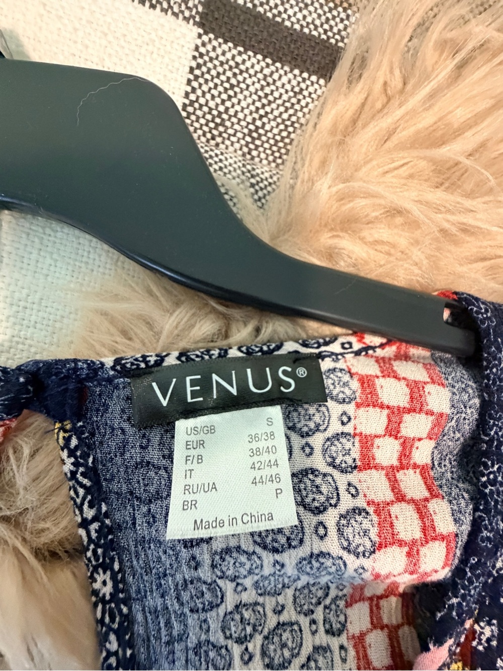 VENUS Multicolor Striped V-Neck Short Jumpsuit - Navy, Pink, Brown - Picture 9 of 11